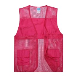SKV025 manufacture mesh cloth vest jacket supply V-neck zipper big pocket vest jacket supplier of vest jacket SKV025 manufacture mesh cloth vest jacket supply V-neck zipper big pocket vest jacket supplier of vest jacket